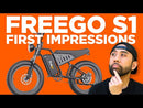 Electric Bike Freego S1 Cafe Racer Black Video