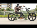 Tracer 800W Raptor Pro DS Chopper Stretch Cruiser  Electric Bike