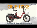 Eunorau 500W ONE-TRIKE Rear Drive Step-Thru Folding Electric Bike