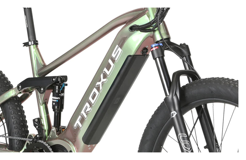t rex mountainbike Troxus 960W T-Rex Full Suspension Electric Bike