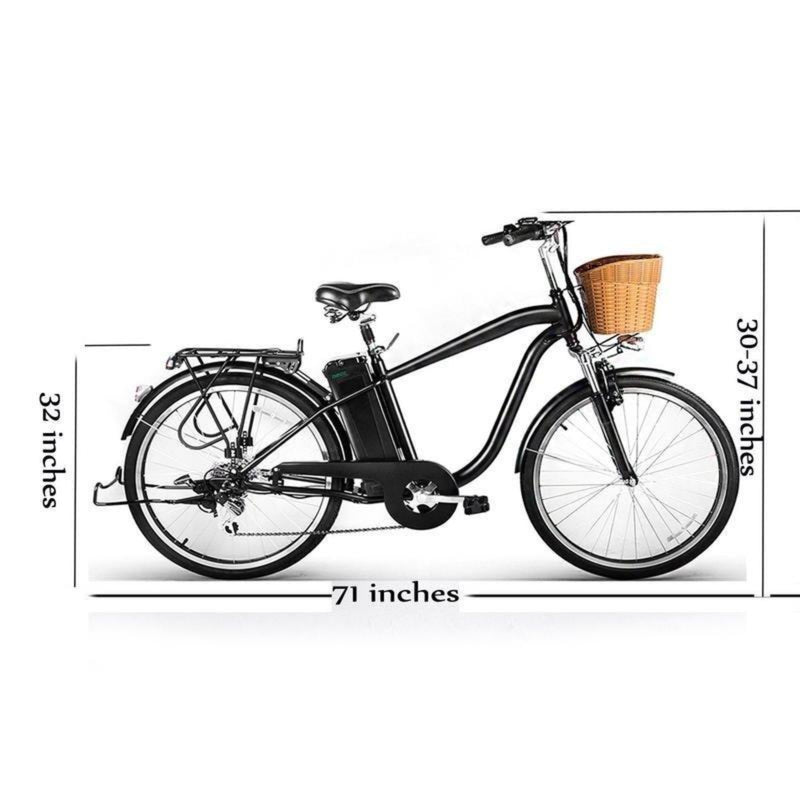 Nakto 250W Camel City Men's bicycle measurements