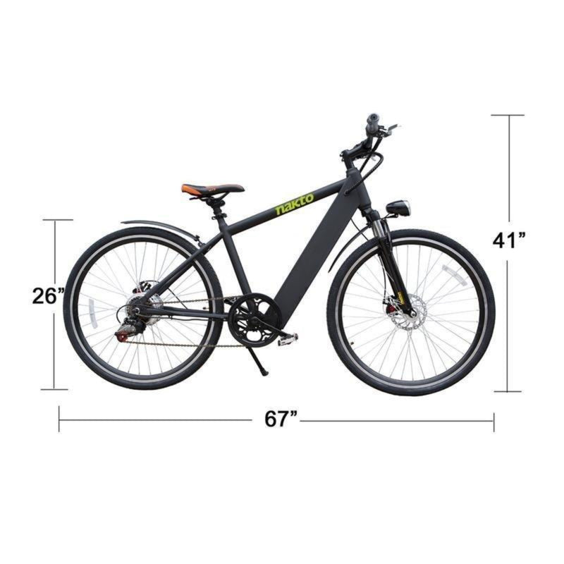 Nakto 300W Ranger Mountain bicycle measurements