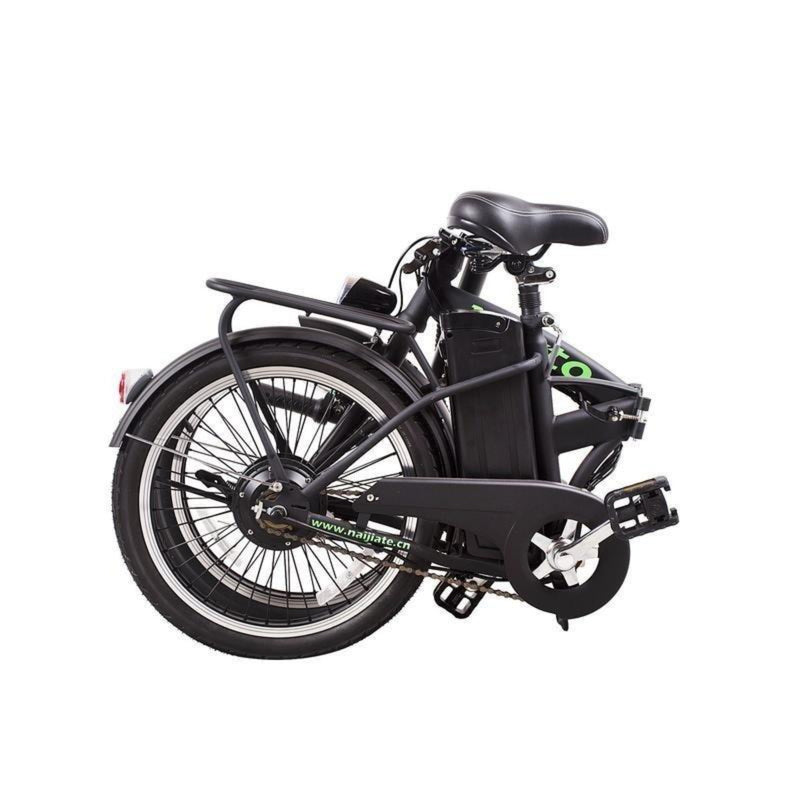 Nakto 250W Fashion Foldable City Black - black bicycle folded