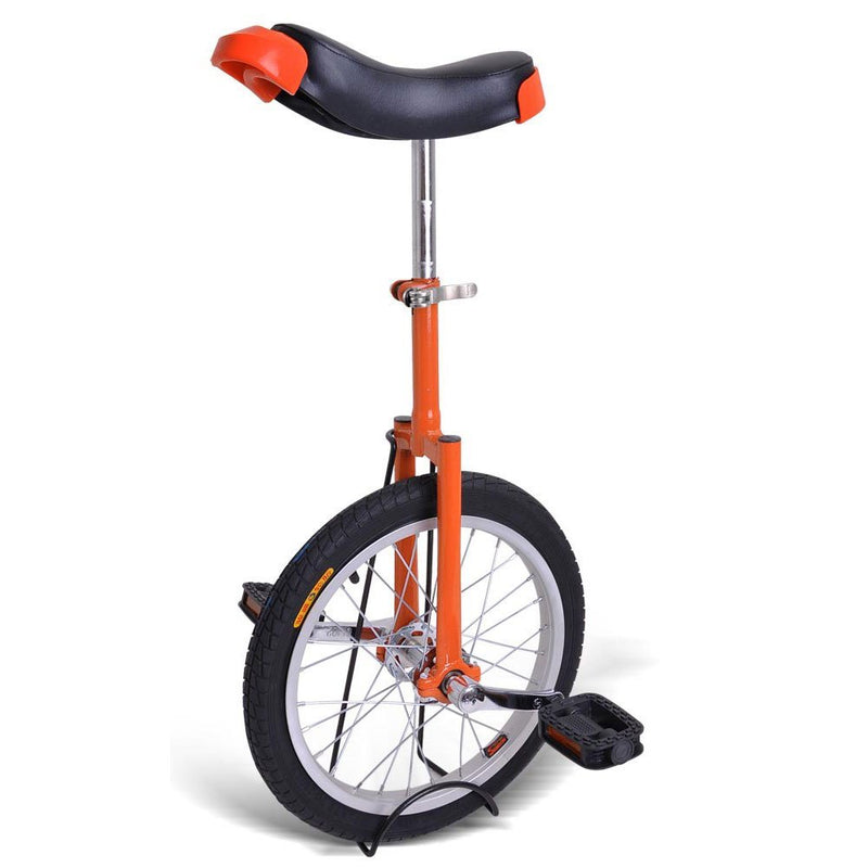 Gorilla 16 Inch Wheel Unicycle - orange side