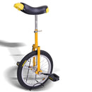 Gorilla 16 Inch Wheel Unicycle - yellow side