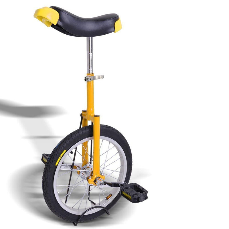 Gorilla 16 Inch Wheel Unicycle - yellow side