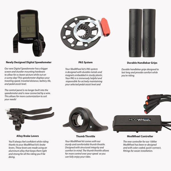 Electric Bike Kit ModWheel 1000W 48V Kit