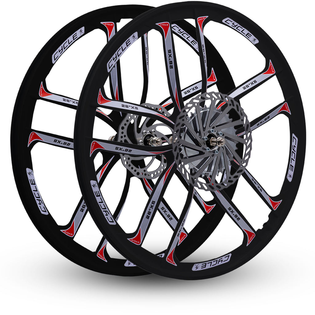 BBR Tuning 26 Inch Heavy Duty 10 Spoke STAR Motorized Bike Mag Wheel S