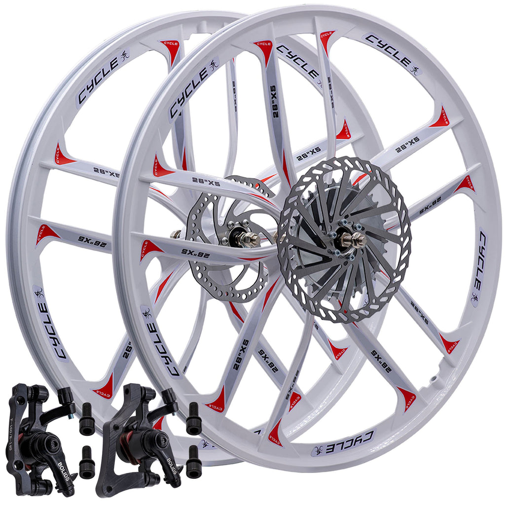 BBR Tuning 26 Inch Heavy Duty 10 Spoke STAR Motorized Bike Mag Wheel S