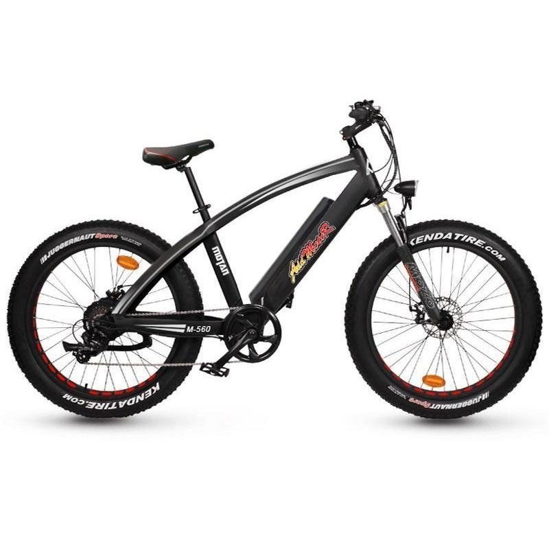 AddMotor 750W Motan M-560 P7 Sport Fat Tire black bicycle side