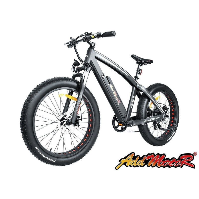 AddMotor 750W Motan M-560 P7 Sport Fat Tire black bicycle front