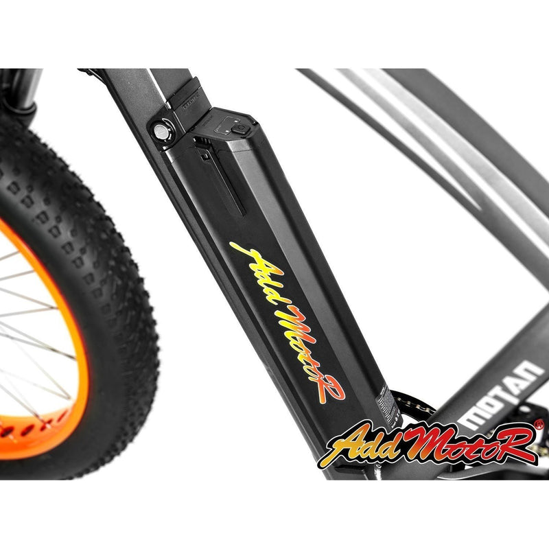 AddMotor 750W Motan M-560 P7 Sport Fat Tire battery in frame