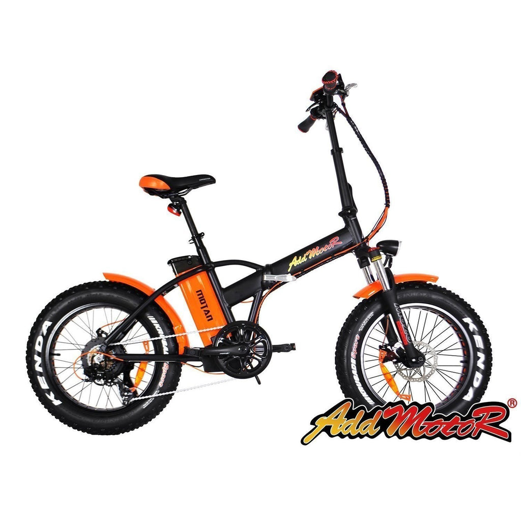motan electric bicycle AddMotor 500W Motan M-150 Folding Fat Tire Electric Bike