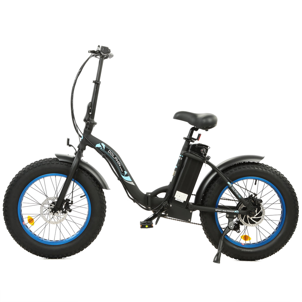 Electric Bike Ecotric 500W Dolphin Folding Fat Tire