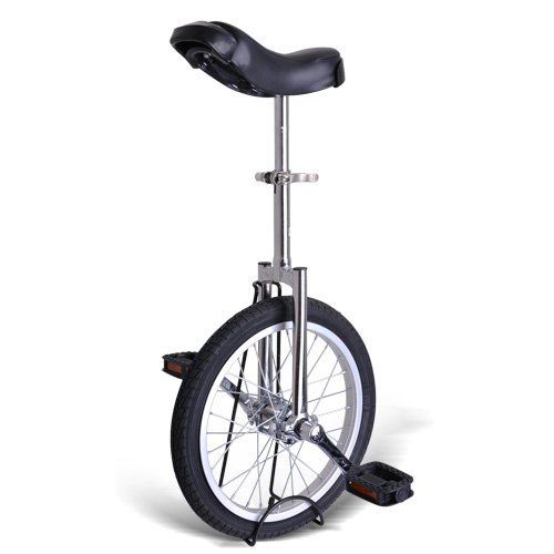 Gorilla 16 Inch Wheel Unicycle - chrome side