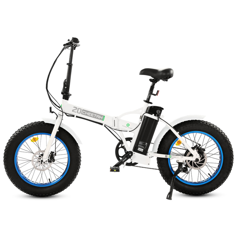Ecotric 500W 20" Fat Portable and Folding Electric Bike