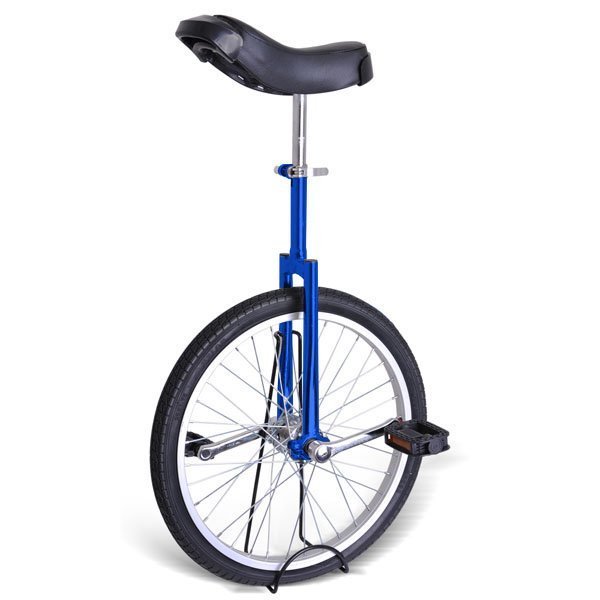 Gorilla 20 Inch Wheel Unicycle - blue side
