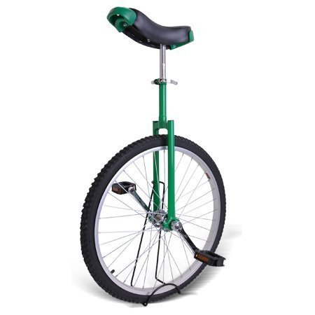 Gorilla 24 Inch Wheel Unicycle - green side