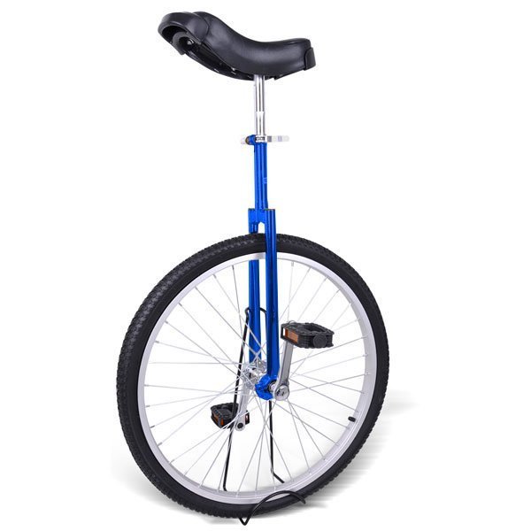 Gorilla 24 Inch Wheel Unicycle - blue side