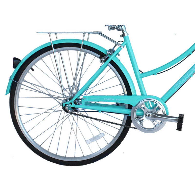 26" Micargi Women's Roasca NV3 City Bike (450mm) - blue - rear wheel