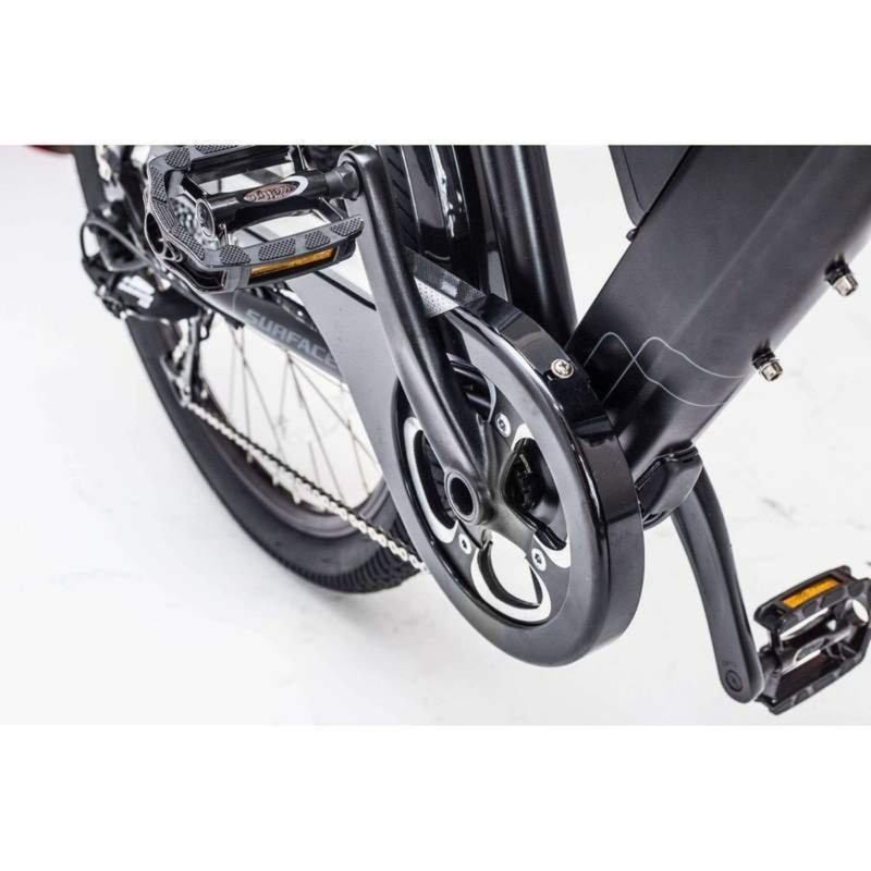 Surface 604 500W 604 Colt Electric Cruiser - Black - crankset