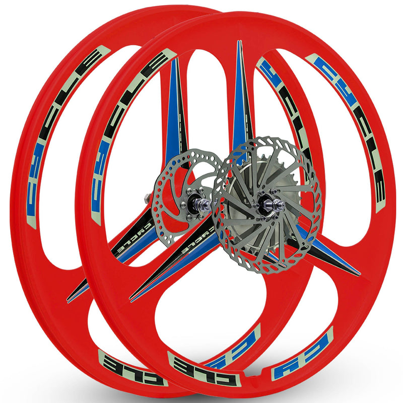 BBR Tuning Heavy Duty 2 Spoke Mag Wheel Set - Red Wheel Set