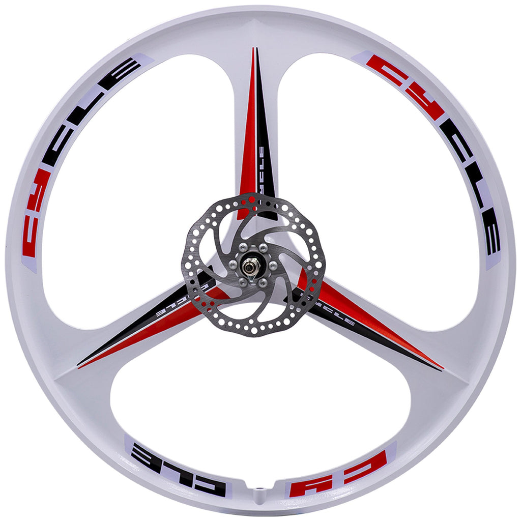BBR Tuning 26 Inch Heavy Duty 3 Spoke Motorized Bike Mag Wheel Set