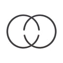 48/50CC PISTON RING SET - top