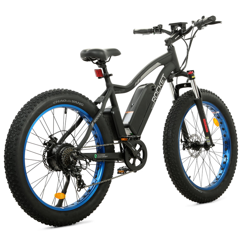 Ecotric 500W Rocket Fat Tire Beach Snow Electric Bike