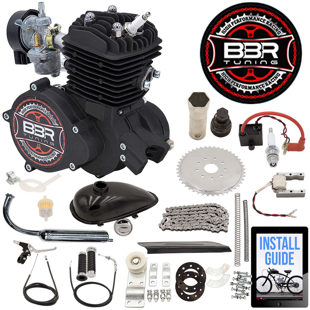 Stroke Engine Kit Putting A Motor On A Bicycle Motorized 80cc Bike