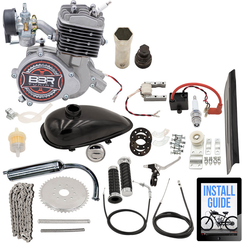 66/80cc BBR Tuning Angle Fire Bicycle Engine Kit - 2 Stroke