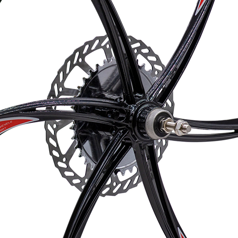 BBR Tuning Heavy Duty Mag Wheel Set - Rear Pedal Sprocket Thread Side View
