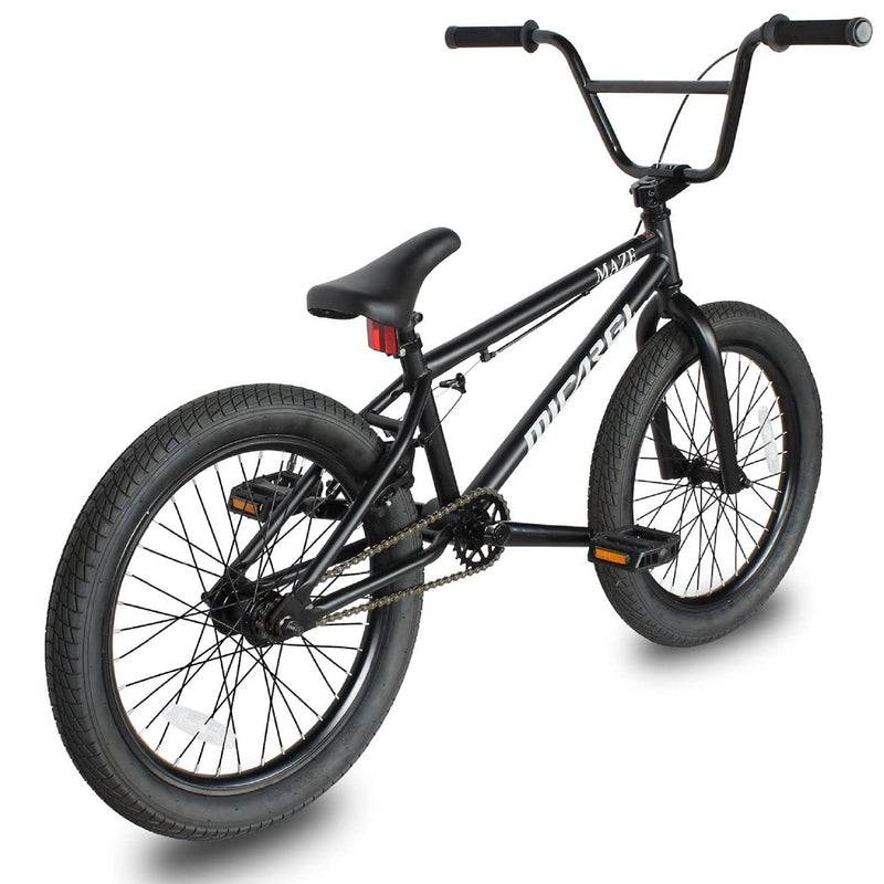 BMX Bicycle Micargi Maze Matte Black Rear