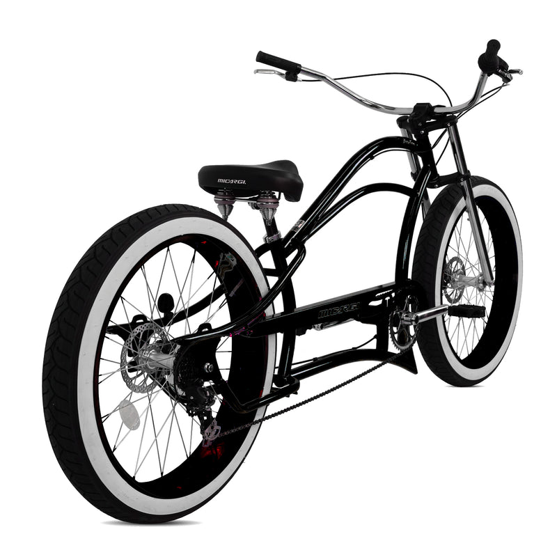 Bicycle Micargi Boston 7 Matte Black/Black Right Rear