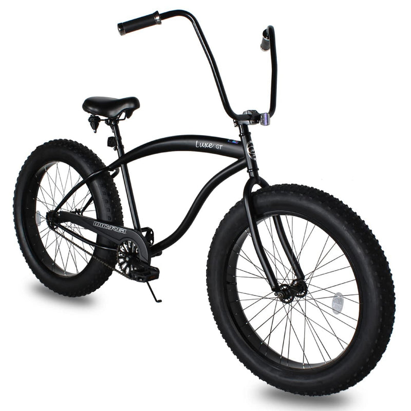 Beach Cruiser Micargi Luxe GT 1sp MatteBlack Front