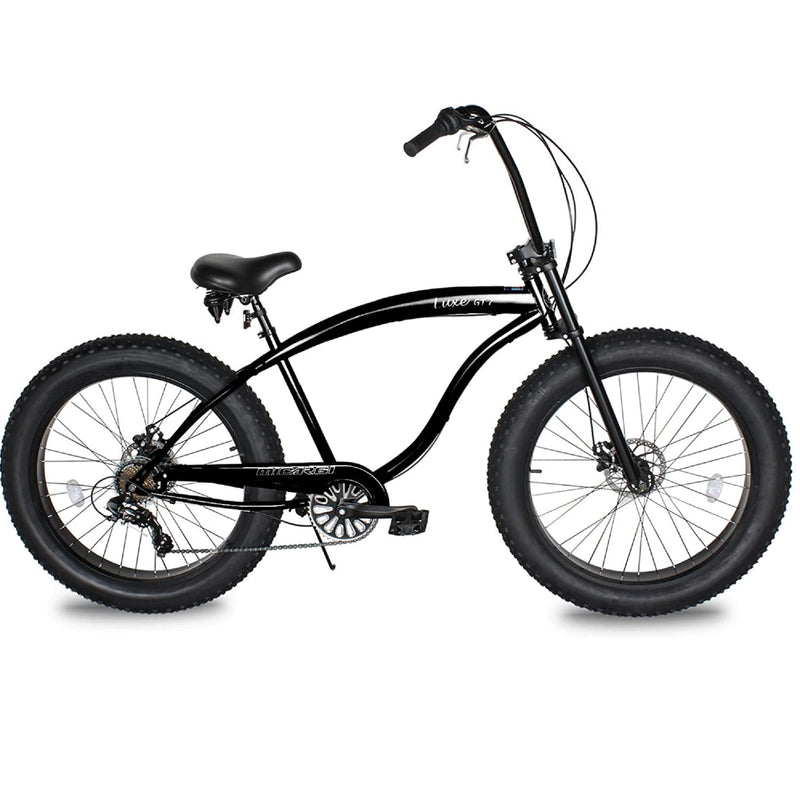 Beach Cruiser Micargi Luxe GT 7sp Black Side