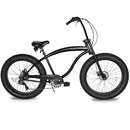 Beach Cruiser Micargi Luxe GT 7sp MatteBlack Side