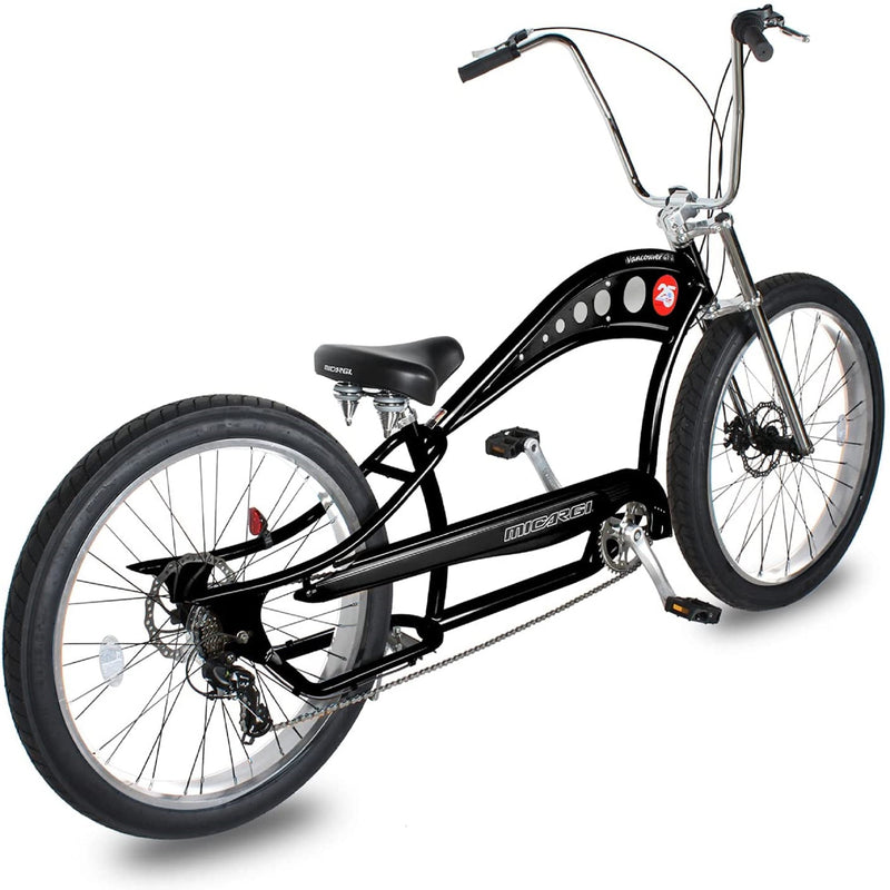 Beach Cruiser Micargi Vancouver HIgh-Rise Black Rear