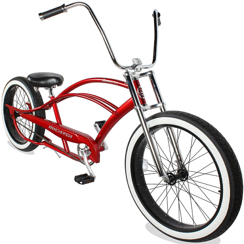 Bicycle Beach Cruiser Micargi Bronco 3.0 Red Front