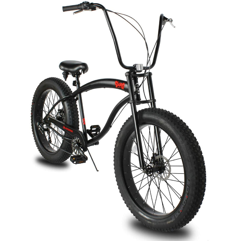 Bicycle Beach Cruiser Micargi Slugo SS Black Front