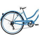 Bicycle Beach Cruiser Micargi Tahiti 24 7SP Womens Blue Rear