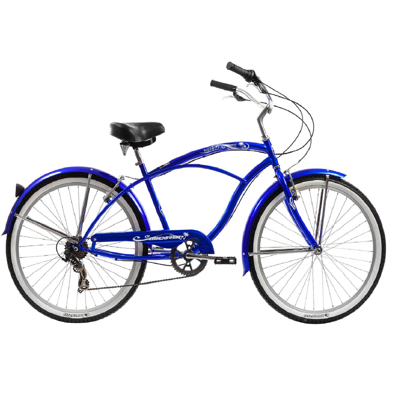 Bicycle Beach Cruiser Micargi Tahiti 24 7SP Womens Dark Blue Main