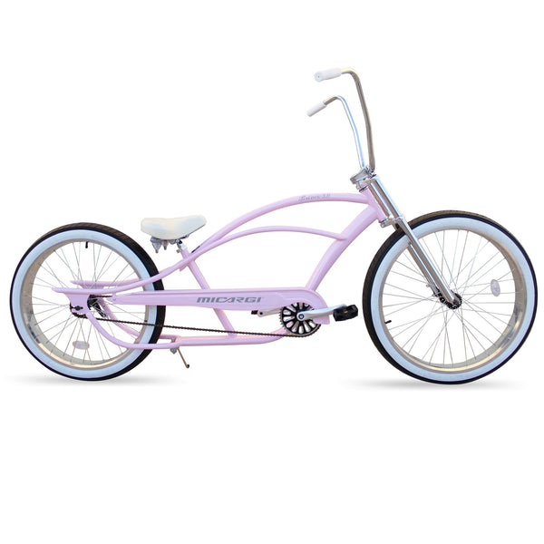 Beach Cruiser Bicycle Micargi 29" Bronco 3.0 Pink Right