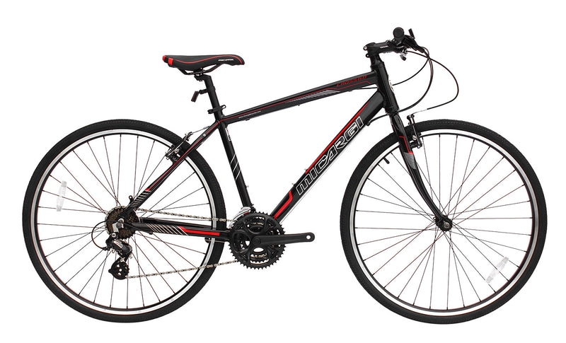 700c Micargi Cross 6.0 - black - side of bicycle700c Micargi Cross 6.0 - black