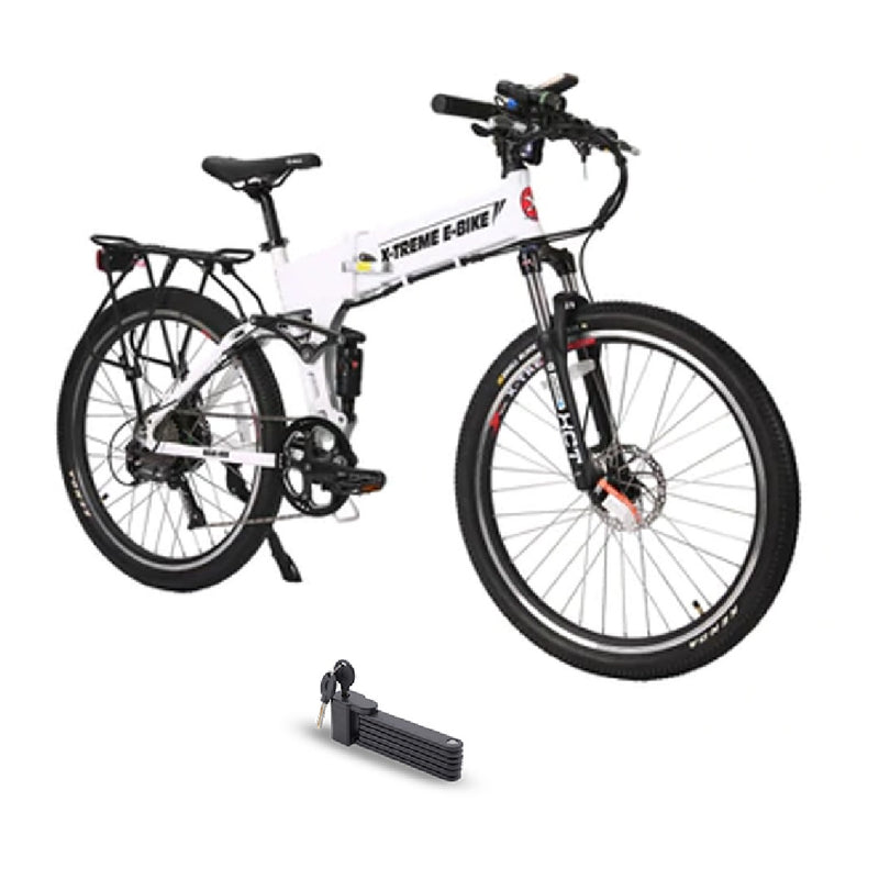 X-Treme 500W 48V Baja Mountain Folding Electric Bike