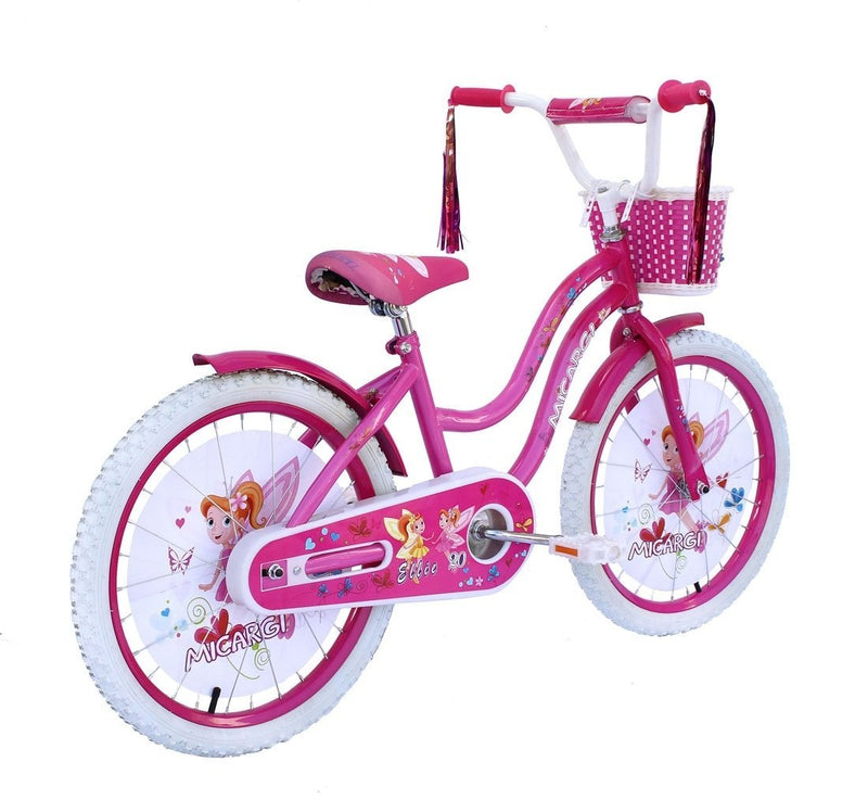 Kids Bicycle Micargi Ellie Hot Pink Rear
