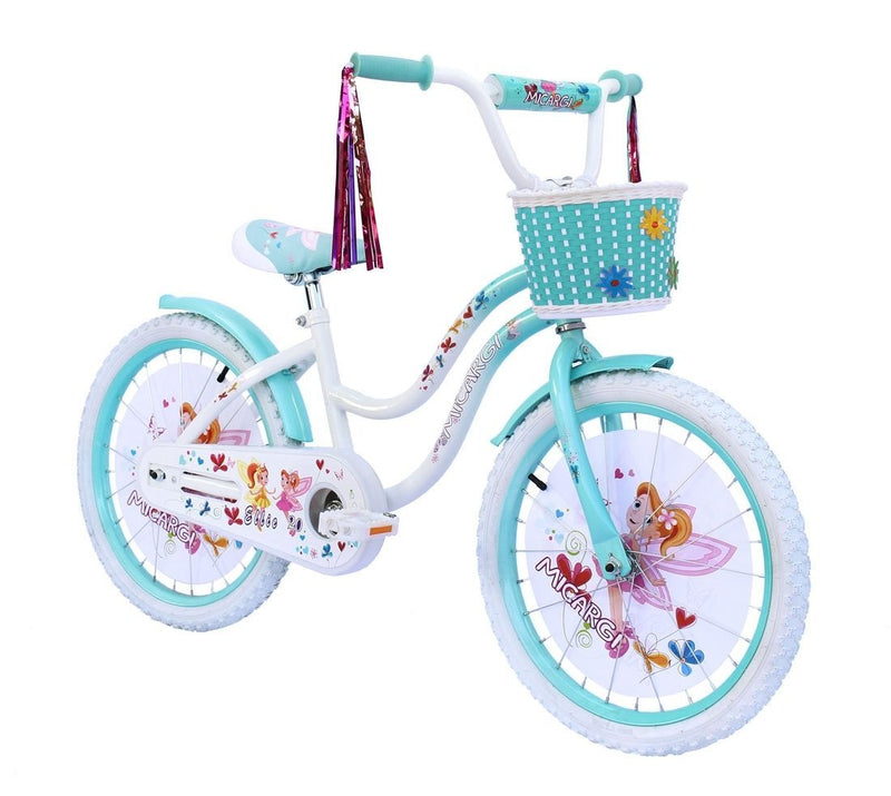 Kids Bicycle Micargi Ellie Baby Blue Side