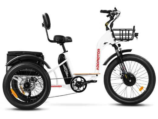 Electric Bike Addmotor Grandtan White Right