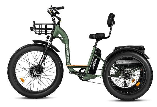 Electric Bike Addmotor M-340 Plus Army Left