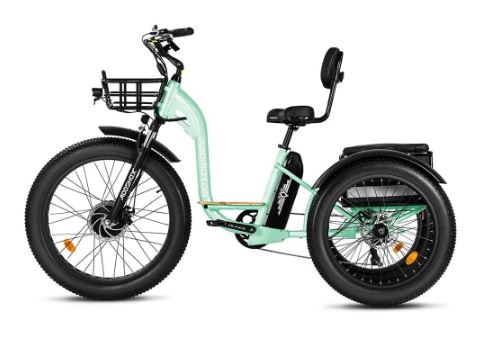 Electric Bike Addmotor M-340 Plus Cyan Left